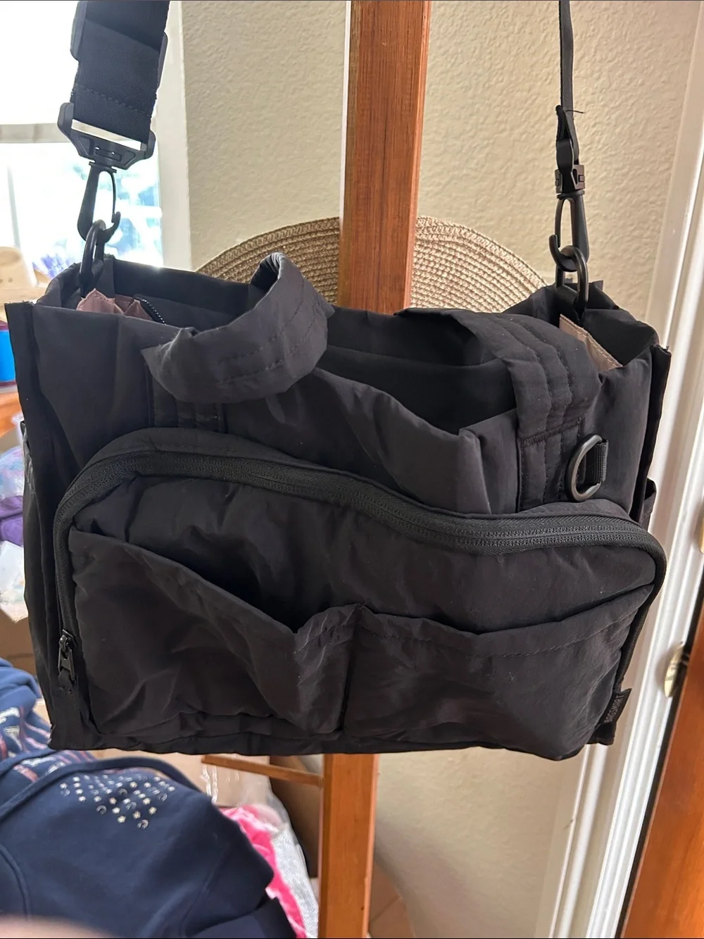 Bagsmart Black Women’s Crossbody Organizer Bag - Unbranded Many Pockets